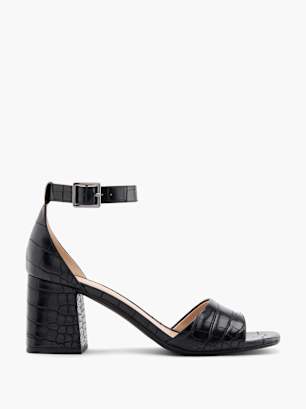 Catwalk Högklackad sandal Svart