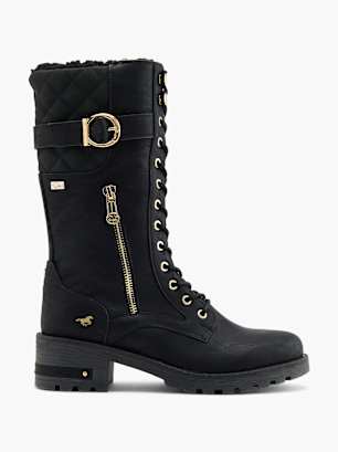 Mustang Schnürboots Schwarz