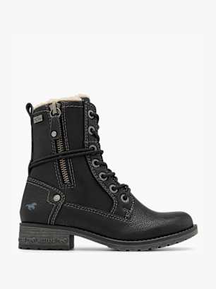 Mustang Schnürboots Schwarz