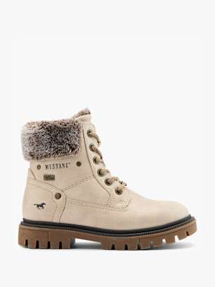 Mustang Schnürboots Beige
