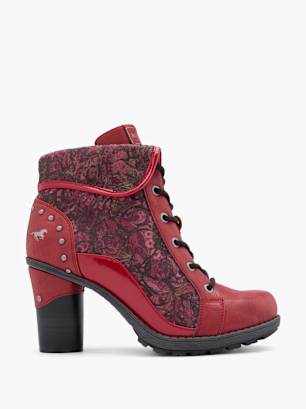Mustang Schnürstiefelette Rot