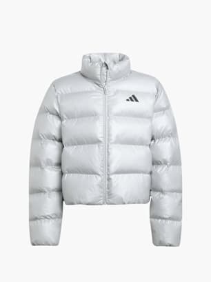 adidas Winterjacke Silber