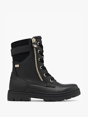 Mustang Schnürboots Schwarz
