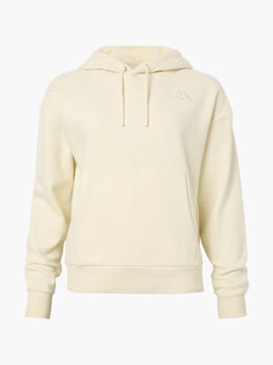 Kappa Sweat à capuche Ivoire