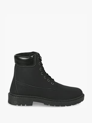 JACK & JONES Schnürboots Schwarz
