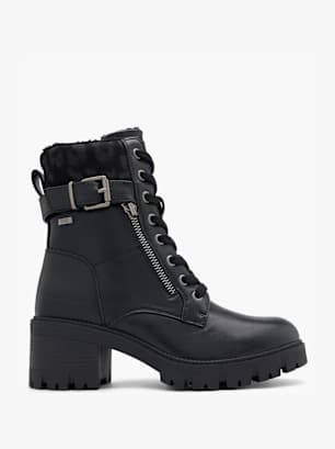TOM TAILOR Bottes à lacets Noir