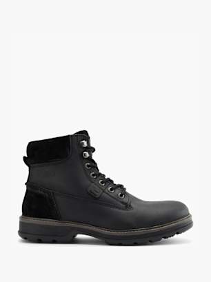 Camel Active Bottes à lacets Noir