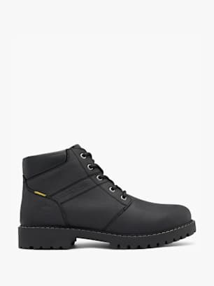 Camel Active Bottes à lacets Noir