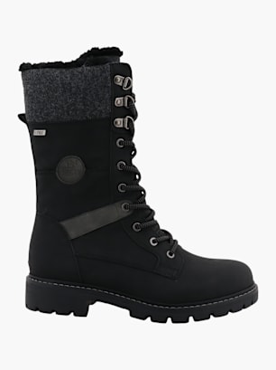 TOM TAILOR Schnürboots Schwarz