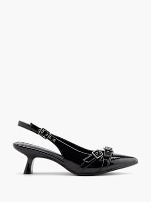 Catwalk Décolleté con cinturino Nero