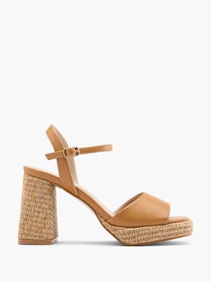 Catwalk Sandalias de tacón Beige
