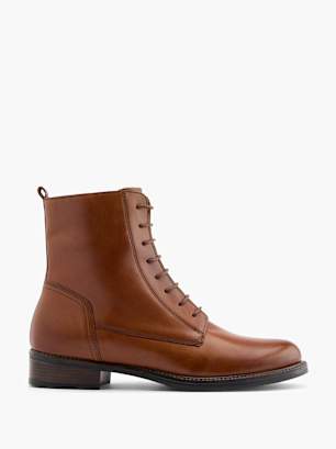 5th Avenue Schnürstiefelette Cognac
