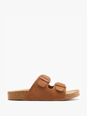 Björndal Chinelo com palmilha alta Castanho