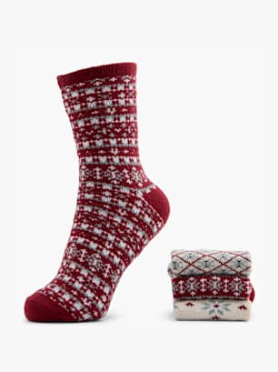 Cosy Nature Socken Burgunder