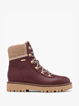 ESPRIT Schnürboots Burgunder