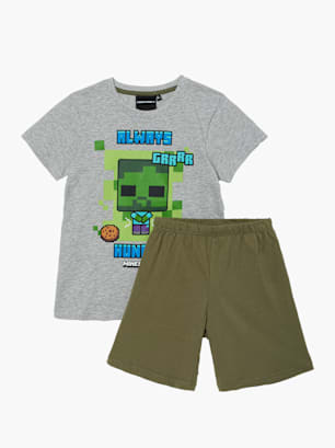 Minecraft Nachtwäsche Grau