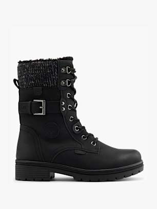 Easy Street Schnürboots Schwarz