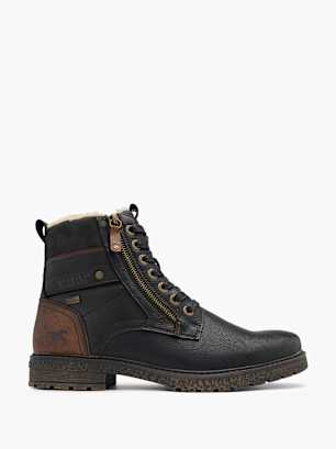 Mustang Schnürboots Schwarz