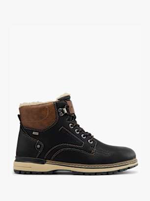 TOM TAILOR Bottes à lacets Noir