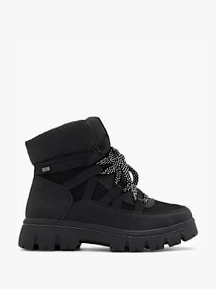 TOM TAILOR Schnürboots Schwarz