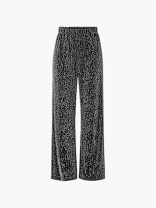 PIECES Pantalon en tissu Noir