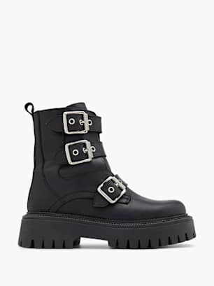 Buffalo Biker Boots Schwarz