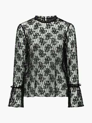 PIECES Bluse Schwarz