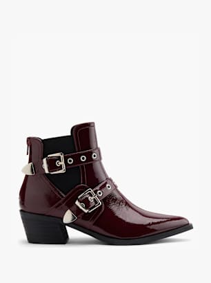 Läst Copenhagen Chelsea boot Vinröd