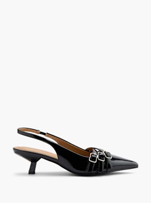 Läst Copenhagen Slingback pump Sort