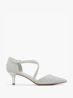 Graceland Spangenpumps Silber
