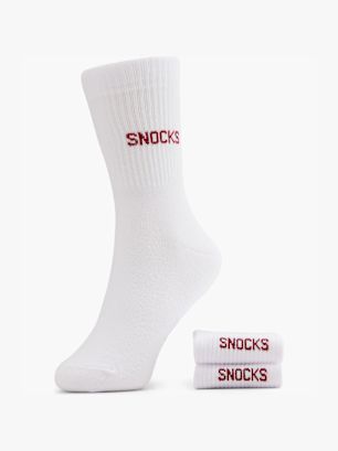 SNOCKS Socken Weiß