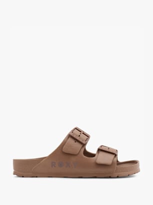 ROXY Tieffuß Pantolette Braun