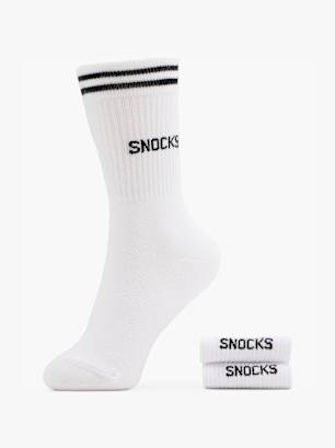 SNOCKS Socken Weiß