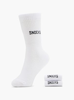 SNOCKS Socken Weiß