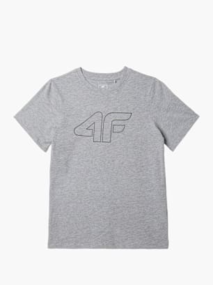 4F T-Shirt Szary
