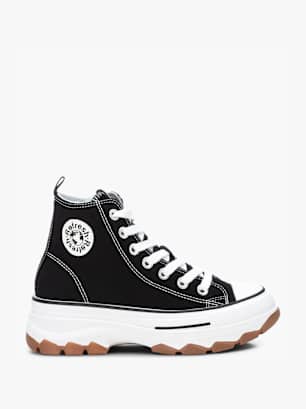 Refresh Sapatilha tipo bota Preto