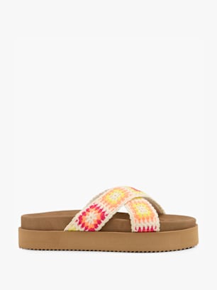 ROXY Tieffuß Pantolette Beige