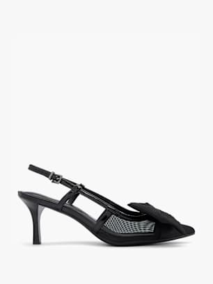Catwalk Slingpumps Schwarz