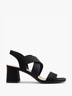 Graceland Sandalette Schwarz