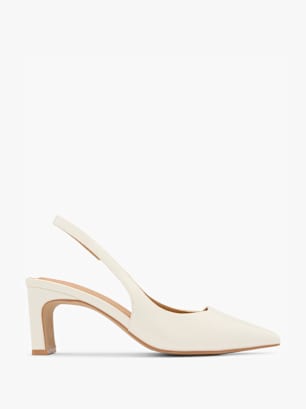 Läst Copenhagen Slingback pump Offwhite