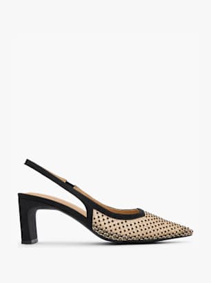 Läst Copenhagen Slingback pump Sort