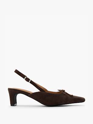 Läst Copenhagen Slingback pump Brun