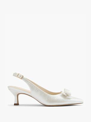 Catwalk Slingback pump Hvid