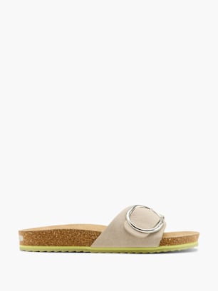 ESPRIT Tieffuß Pantolette Beige