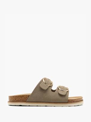 ESPRIT Anatomske klompe Taupe