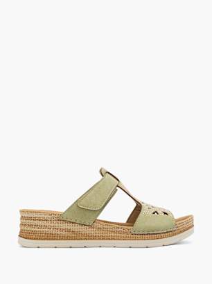 Romika Flache Pantolette Grün