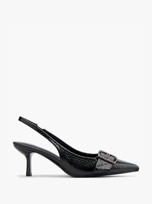 Catwalk Slingback salonke Crna