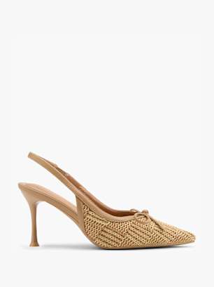 Catwalk Slingback salonke Bež