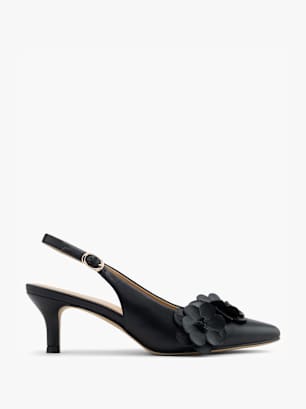 Graceland Slingback salonarji Črna