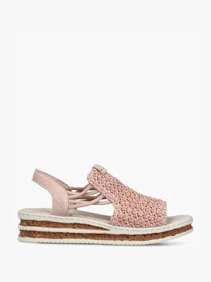Rieker Sandales à talons Rose